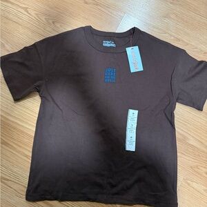 Cat And Jack Kids Shirt  Size M New With Tags Brown Just Here For The Music…44